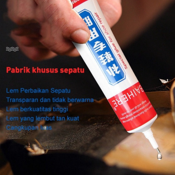 Lem Sepatu Kuat / Lem Sepatu Tahan Air / Lem Sepatu Super Kuat / Perekat Alas Sepatu Yang Rusak / Lem Sepatu Tahan Air Super Kuat 50ml Tanpa Bekas Dan Tidak Bau