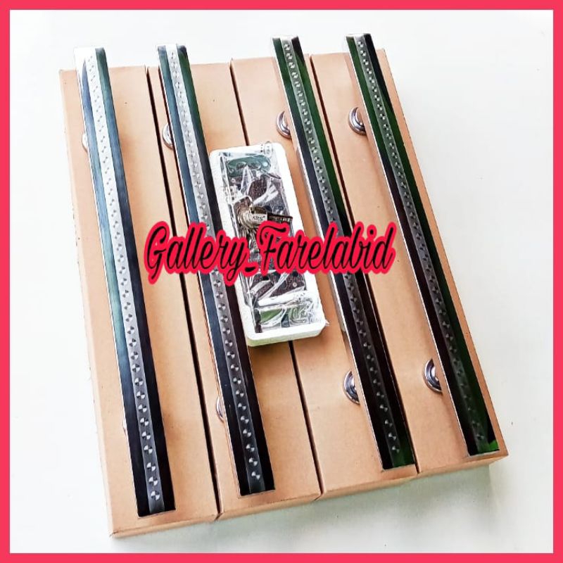 Handle Pintu Kupu Tarung 1 Meter Set Kunci Gagang Minimalis 100 Cm Pegangan Tarikan Stainless Steel