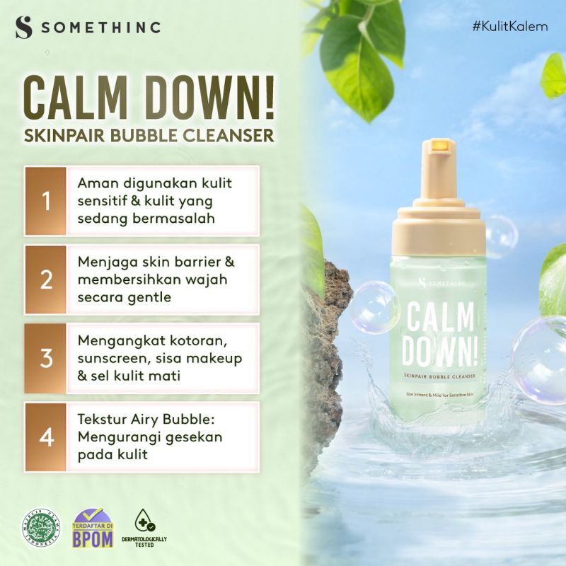 SOMETHINC Calm Down! Skincare Bubble Cleanser