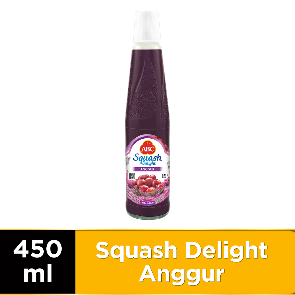 ABC Sirup Squash Delight Anggur 450 mL