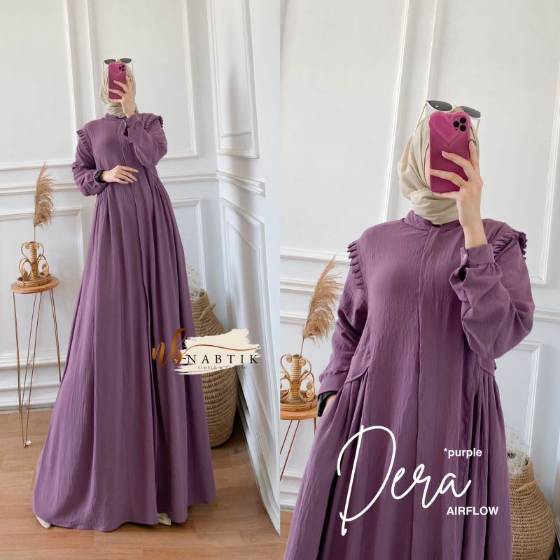 𝐏𝐆𝐌𝐓 • DERA MAXY DRESS GAMIS CRINKLE AIRFLOW PREMIUM