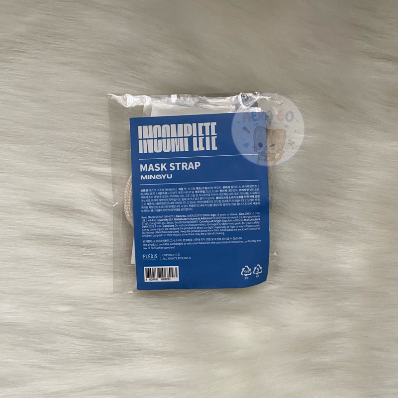 Strap Mask Incomplete Mingyu Seventeen [NEW]