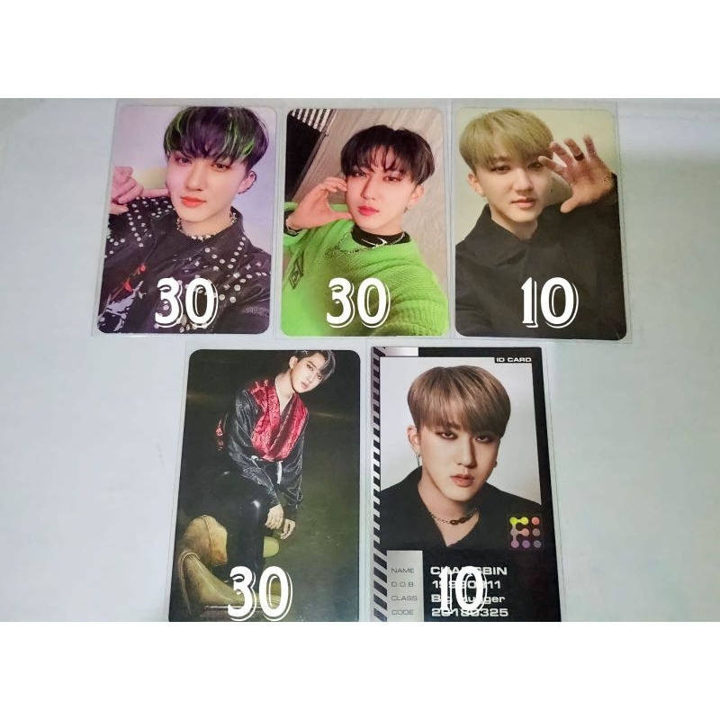 photocard pc changbin oddinary in life album odd inseng id card