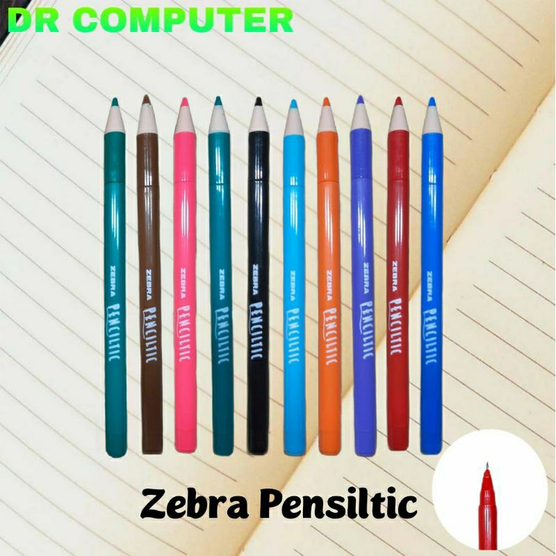 

Zebra Ballpoint / pulpen PENCILTIC 0.4 (1PCS) 10warna