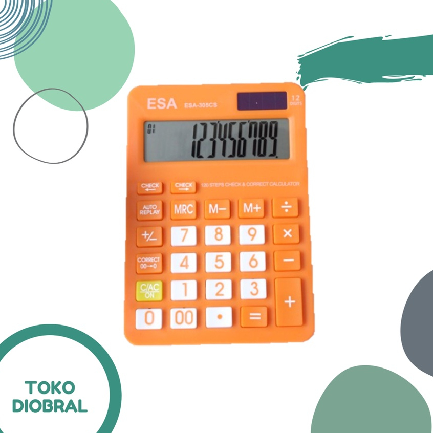 

Kalkulator 12 Digits Check Correct Calculator Biru Pink Hijau