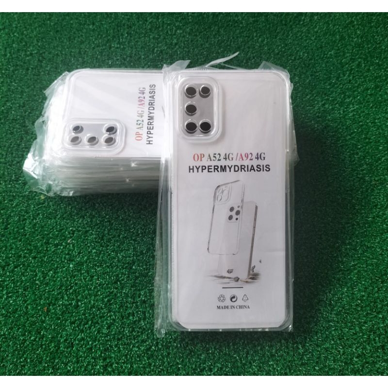 Softcase case Airbag silikon Bening Transparan oppo A92/A52 melindungi Camera hp anda