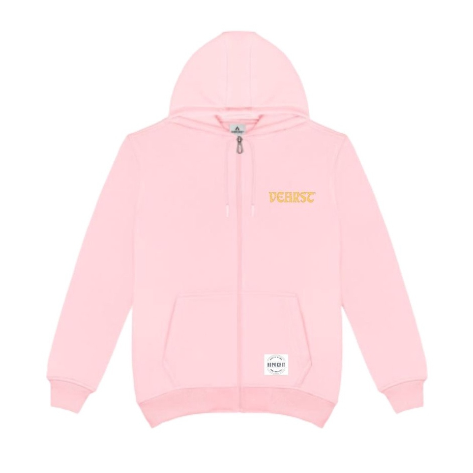 Vearst Zipper Hoodie Bold Pink