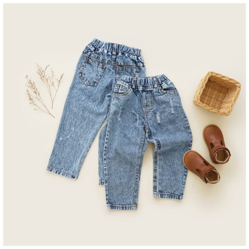 RIPPED JEANS | ripped jeans anak unisex | celana jeans anak