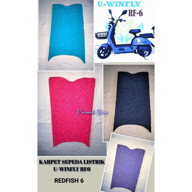 Karpet Sepeda Motor Listrik U-WINFLY RF6 u-winfly Redfish 6 Karpet Pijakan Kaki U-Winfly