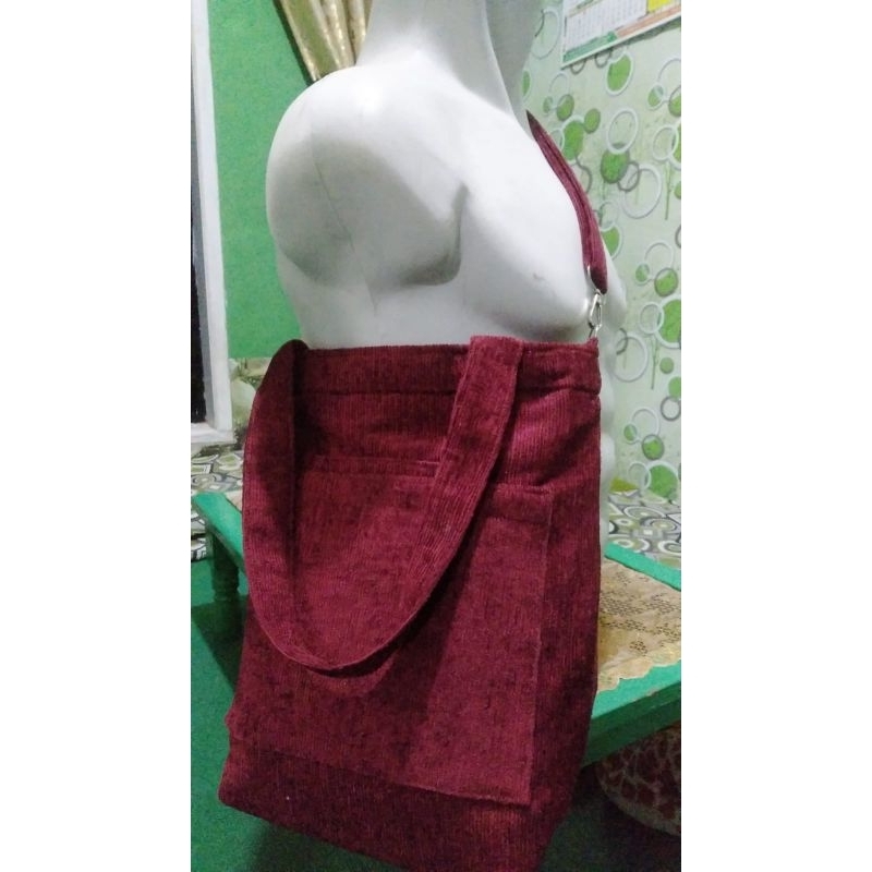 tas totebag corduroy tebal