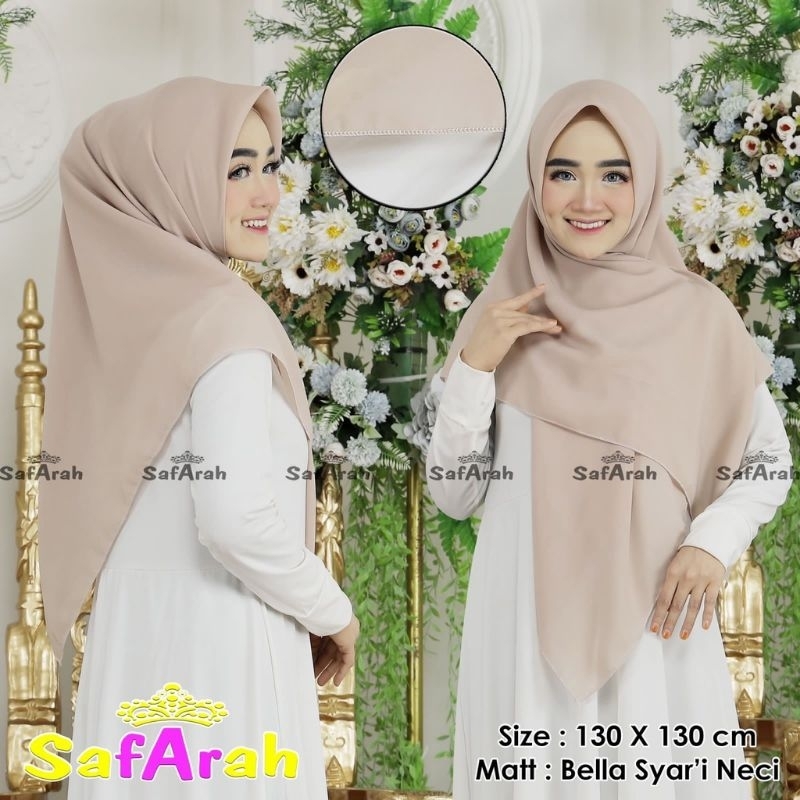 BELLA SQUARE SYARI 130cm x 130cm /SQUARE BELLA SYARI