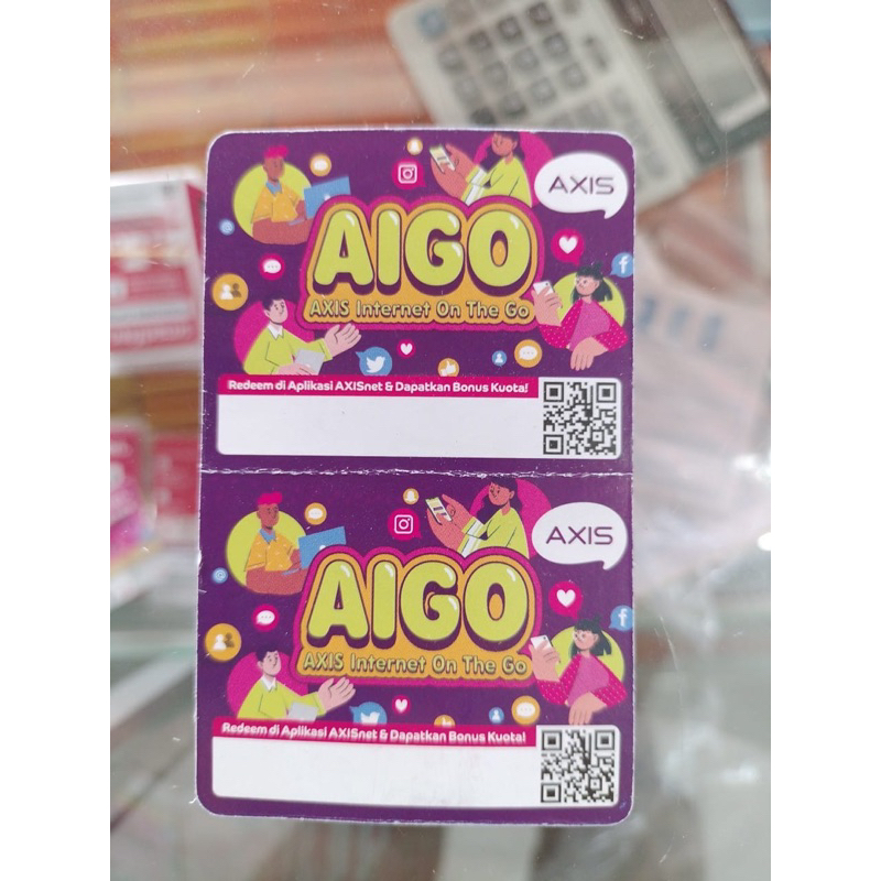 Voucher Blank Kosong 0 Axis Aigo Kalimantan