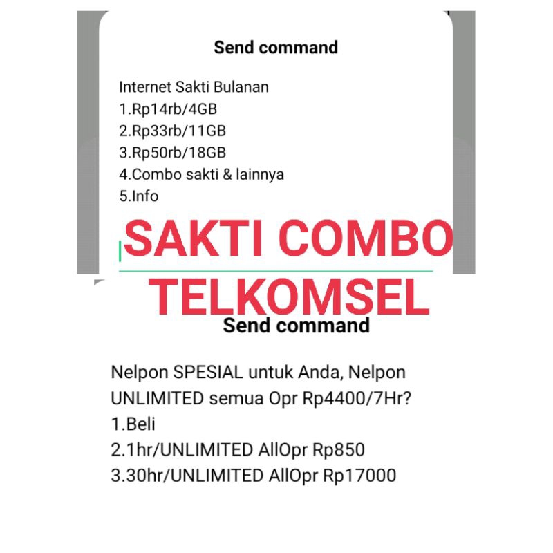 Kartu sakti telkomsel 18gb 22gb 27gb &amp; 45 unlimited