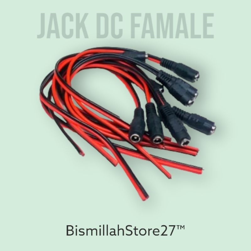 JACK DC FEMALE cocok untuk untuk adaptor male kecil maupun besar