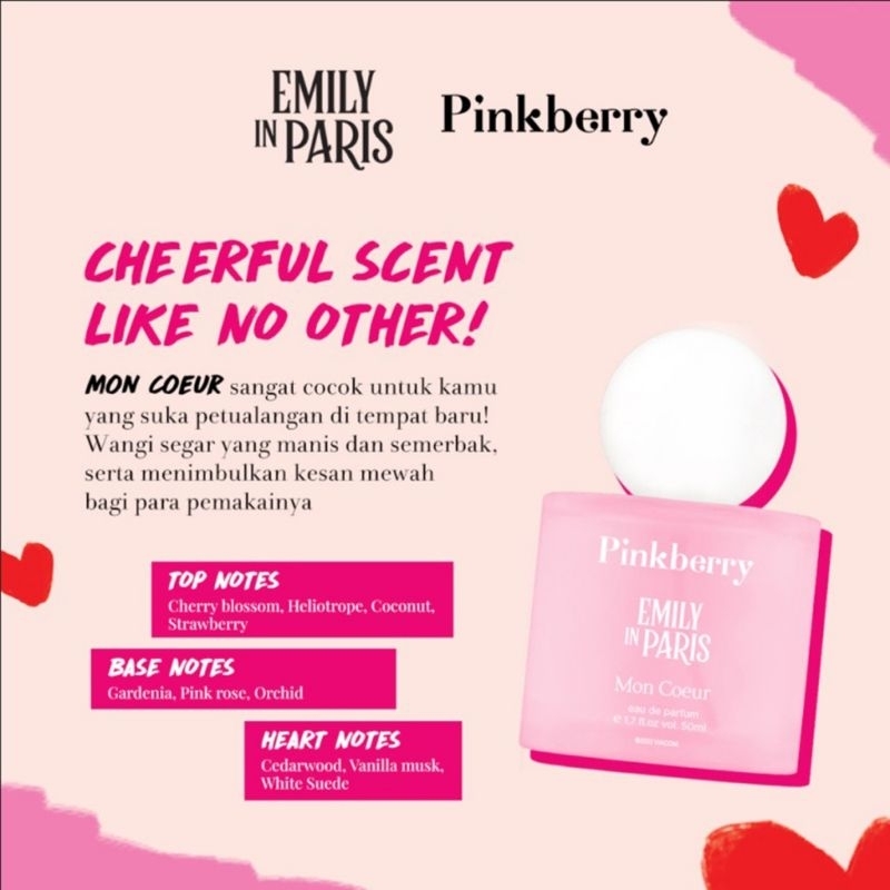 Parfum Pink berry EDP Wild Berry Pinkberry EDP Twinkle Pinkberry EDP Dream Pinkberry EDP Wild Blush 50 ml - ORIGINAL