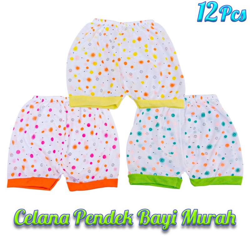 6Pcs Celana Pendek bayi Murah 1/2 Lusin