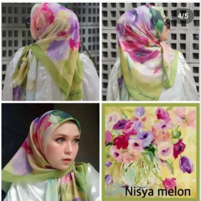 Grosir Hijab voal motif baniescoop kw