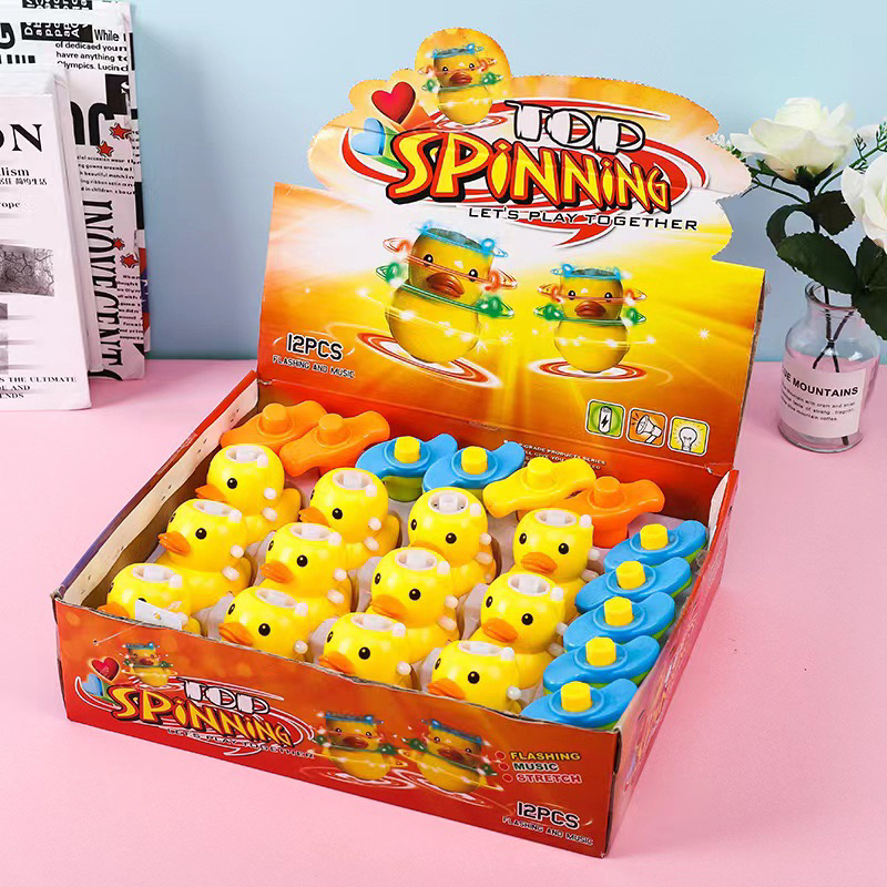 Mainan Gangsing karakter gansing led dan musik