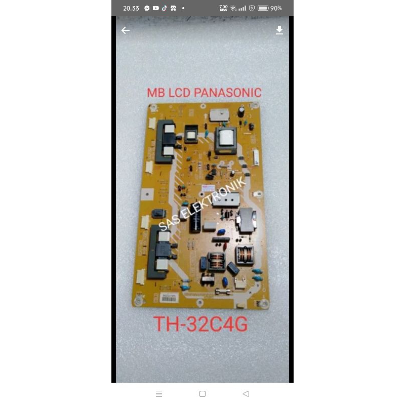 PSU POWER SUPPLY POWER SUPLAY REGULATOR TV LCD PANASONIC 32 INCH TH-L32C4G TH-L32C4 G TH-L 32C4G TH-