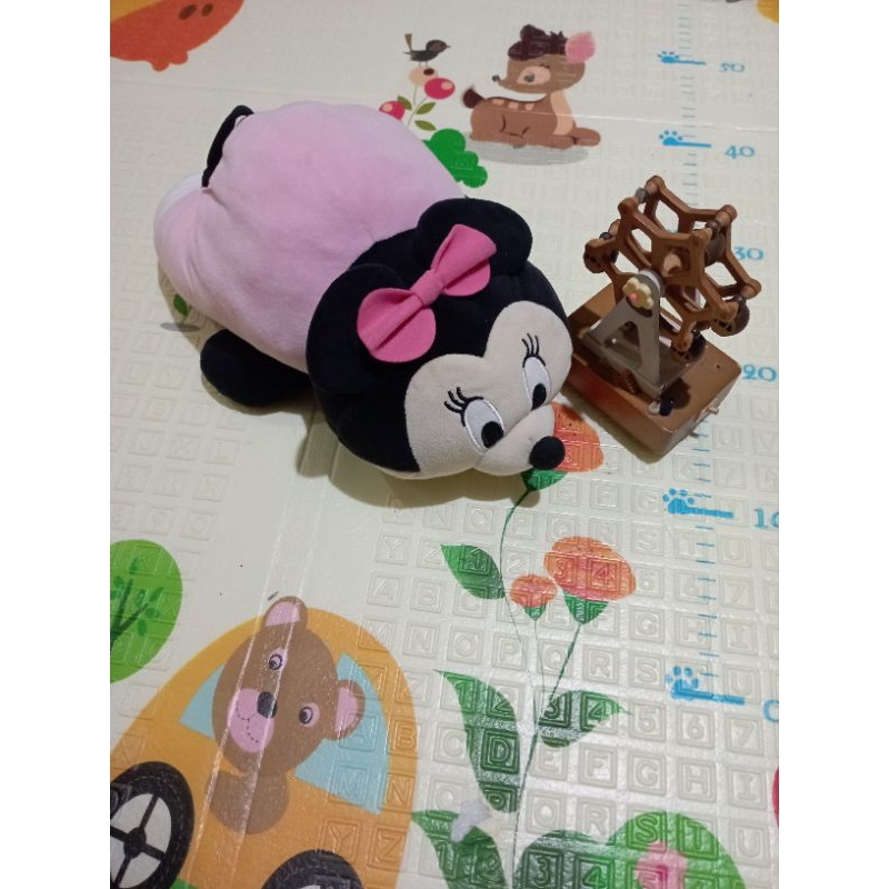preloved boneka Mickey telungkup, guling bayi, miniso, minisolife, kado anak termurah