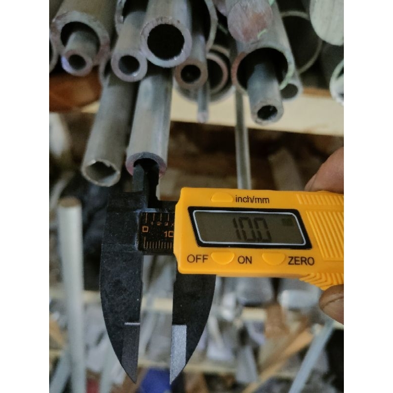 Pipa Aluminium OD 16mm x ID 10mm Panjang 1Meter