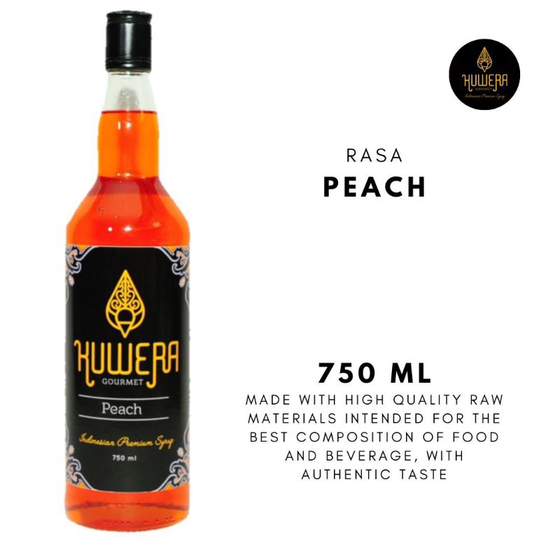 

Sirup Peach - Kuwera syrup 750 ml