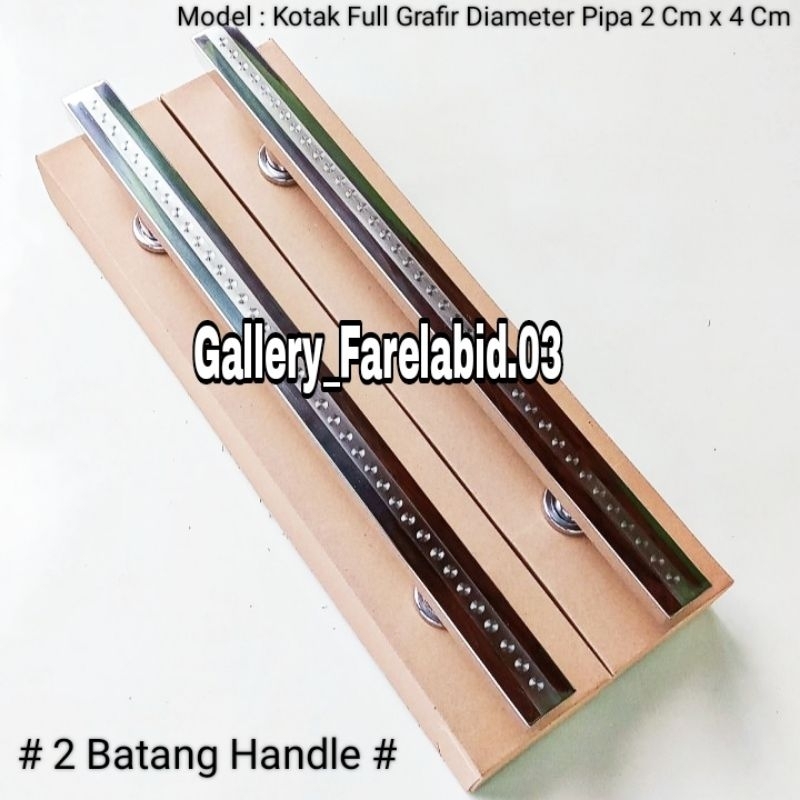 80 Cm Handle Pintu Rumah Stainless Steel Kotak Grafir Gagang Pintu 60 Cm Pegangan Pintu Kupu Tarung 45 Cm Tarikan Minimalis