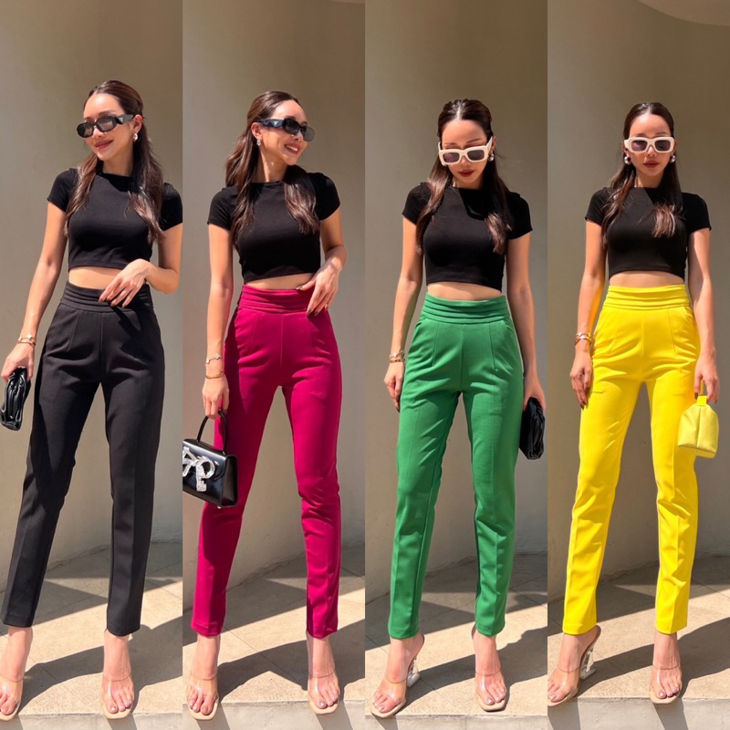 SOFIE LAYER HW SKINNY PANTS / Ready Celana Wanita Skinny Pants Merk Promthong Bangkok