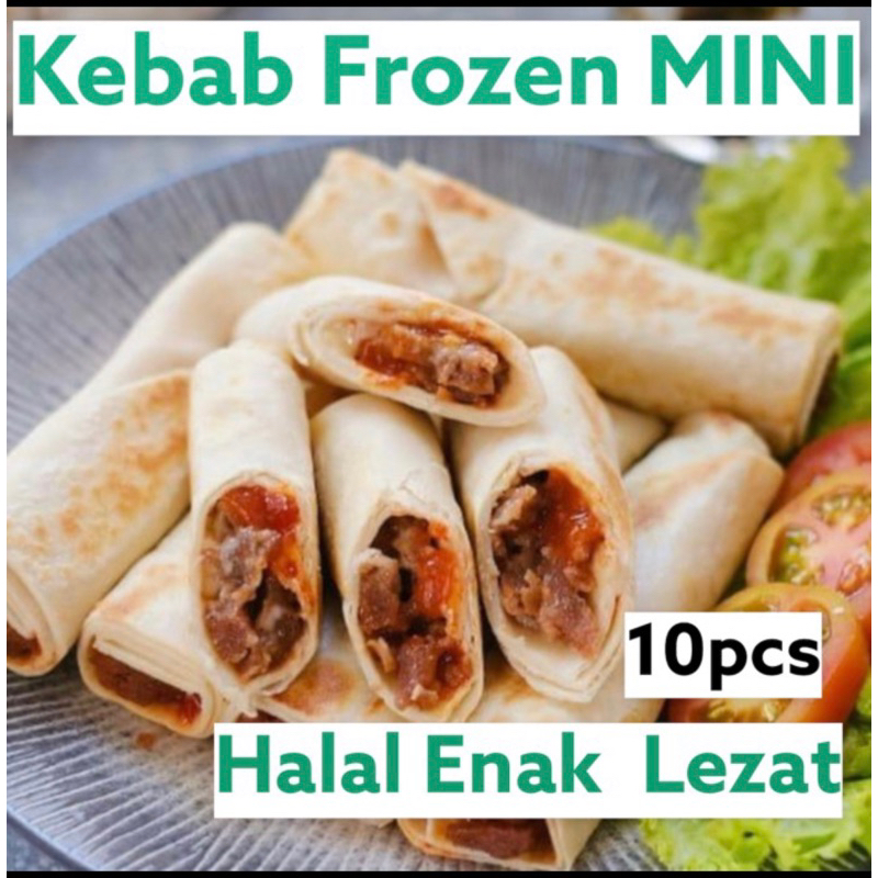 

Kebab Frozen enak halal isi 10pcs