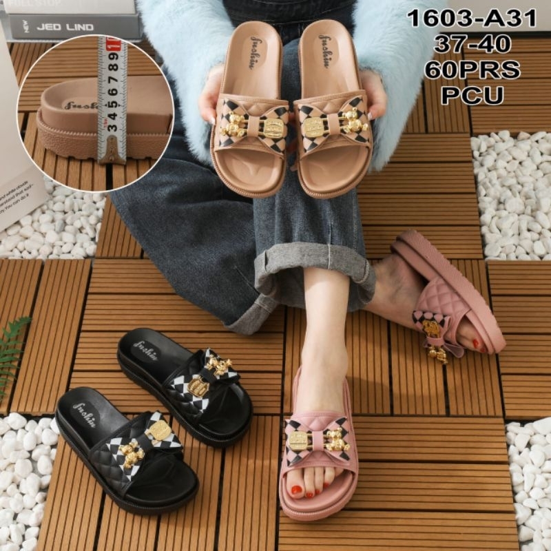 Balance, Sandal karet Wanita  Wedges JELLY wanita