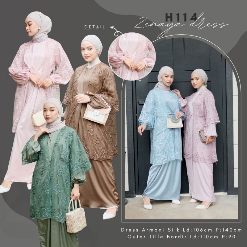 ERINA DRESS / DRESS SET / GAMIS TERBARU / GAMIS LEBARAN / GAMIS REMAJA