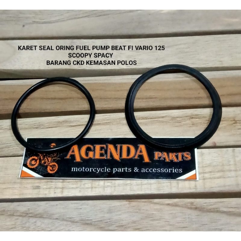 KARET SEAL ORING FUEL PUMP BEAT FI VARIO 125 SCOOPY SPACY BARANG CKD KEMASAN POLOS