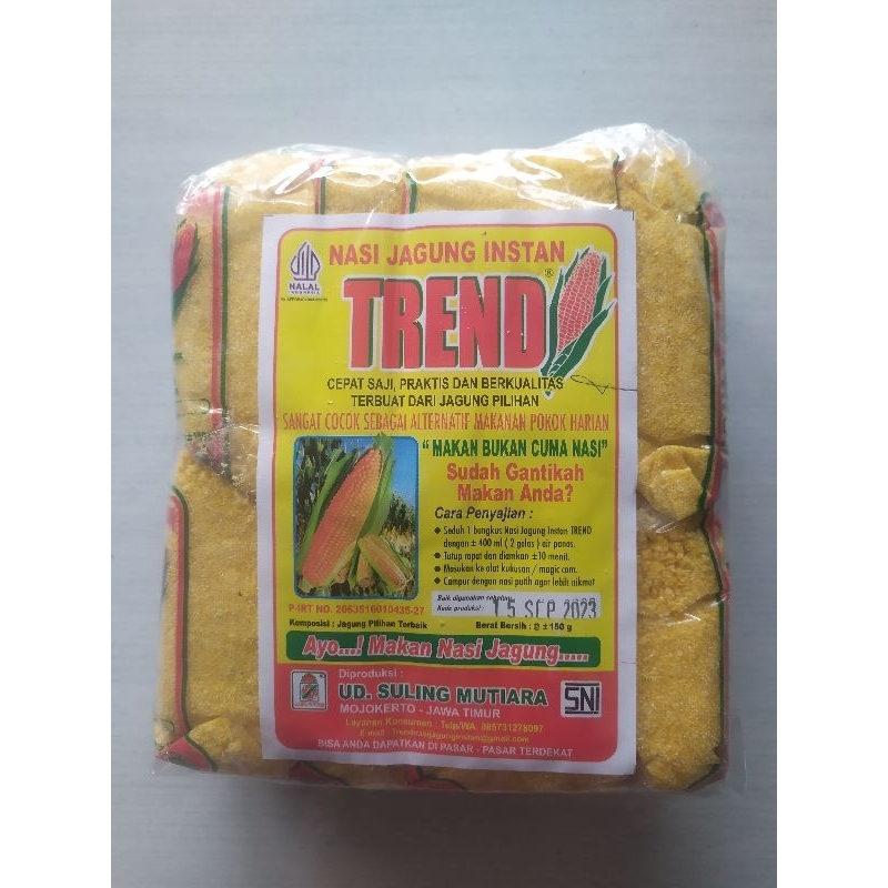 

nasi jagung instan trend (150gr X 10)