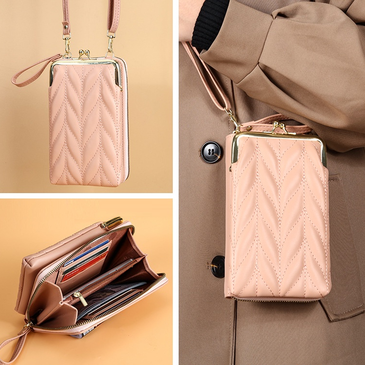 Tas Wanita  Impor Fashion Korea Style Tote Bag Tas Slempang Wanita Terbaru Liar Warna Solid Tas Kecil Shoulder Bag Vintage Tas Selempang Wanita Tas Bahu Wanita wallet dompet wanita phone bag