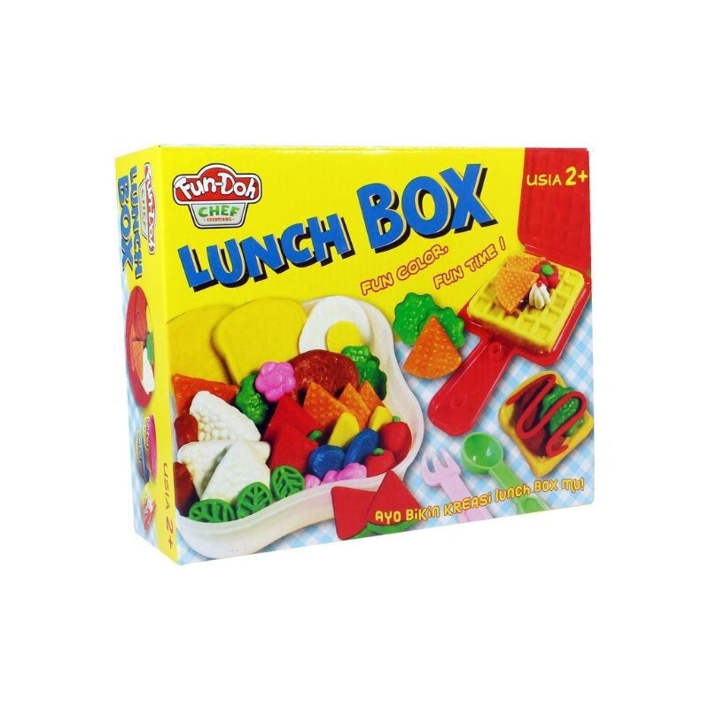 FUN DOH LUNCH BOX / MAINAN EDUKASI ANAK / MAINAN LILIN ANAK