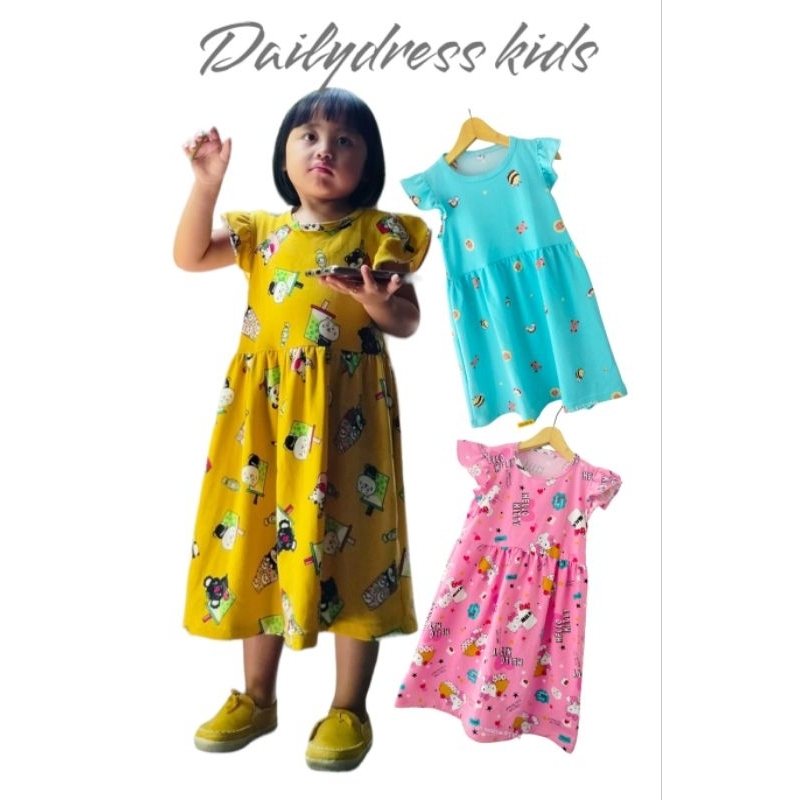 Paket Usaha Baju Anak Daily Dress Jenis Daster Anak Hanya Modal 900rban sudahdapat 50pcs