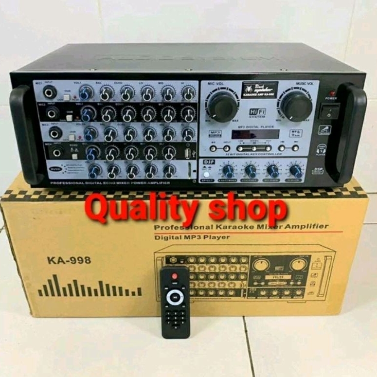 AMPLIFIER KARAOKE BLACKSPIDER KA-998 ka998