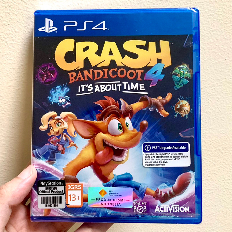 Crash Bandicoot 4 Its About Time Ps4 Ps5 Playstation 4 5 Ps 4 Ps 5 Game Kaset ps4 bandicot 4 trilogi