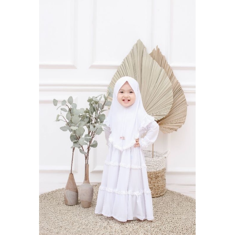 Gamis anak samara anaya jersey premium