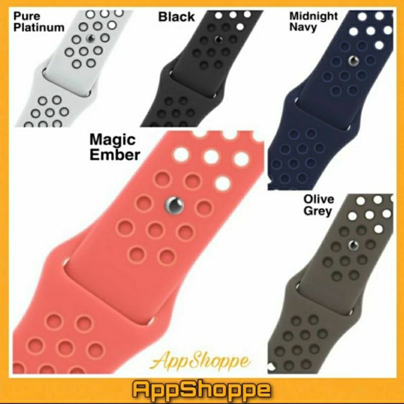 Apple Watch Silicone Strap Sports Band NIKE designed APPLE-COLORS Series Ultra 8 SE 7654321