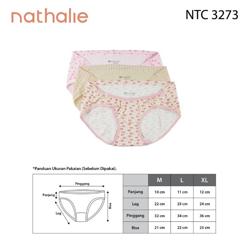 Nathalie Celana Dalam Wanita Hamil Motif NTC 3273 Cd Hamil Mini Motif