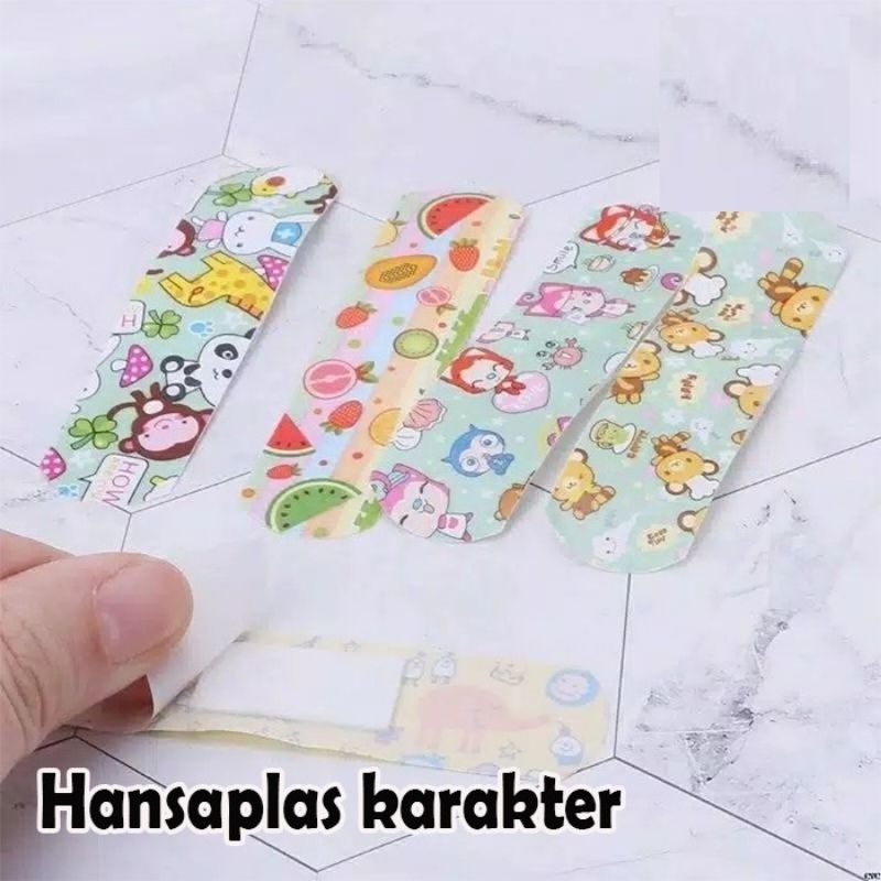 FerenHongXia Hansaplast karakter isi 5 pcs / plester luka anak / hansaplas korea