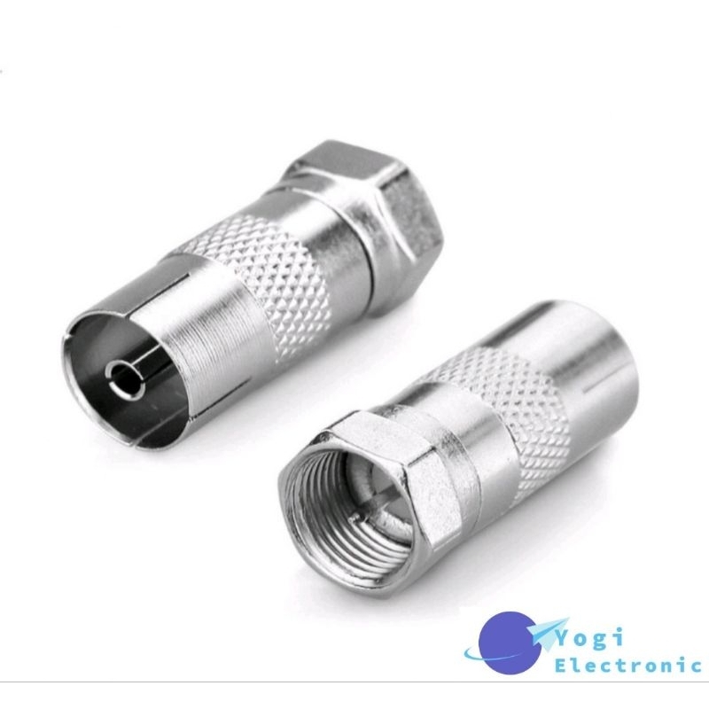 JACK CONNECTOR F MALE TO PAL FEMALE/JEK KONEKTOR PAL CEWE