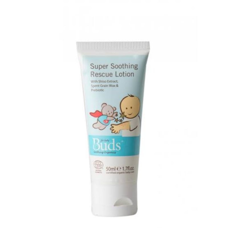 Buds Super Soothing Resque Lotion 50ml / Lotion Untuk Kulit Iritasi Bayi