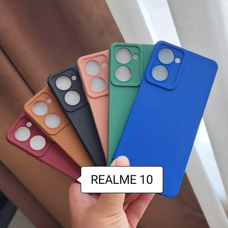 CASE REALME 10 4G SOFTCASE SLIKON CASING CASE PRO CAMERA MACARON TERBARU OA