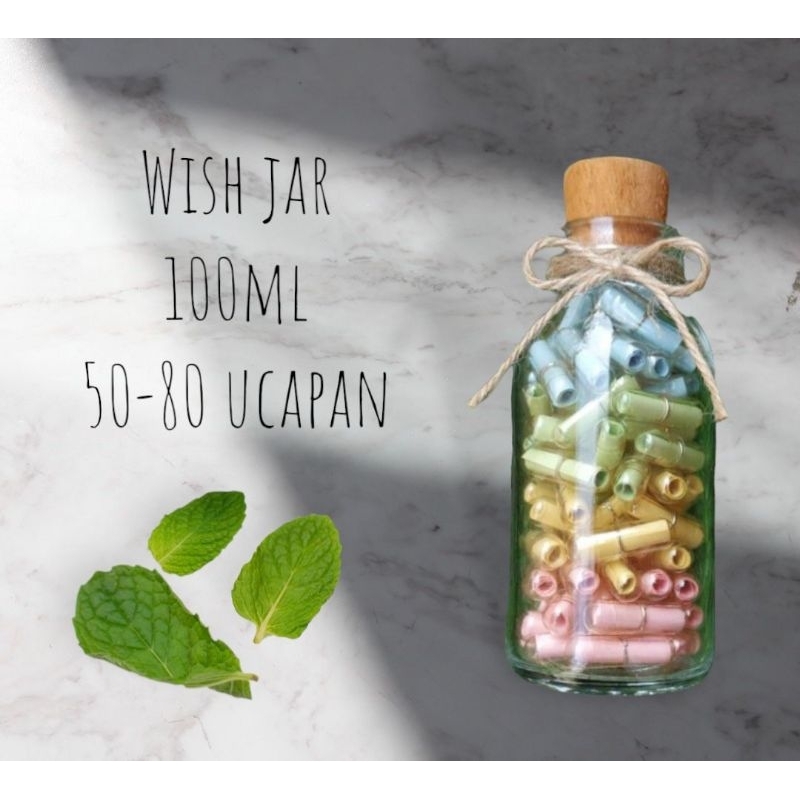 

Wish jar/ Wish jar bottle/wish jar kosong/wish jar 100ml