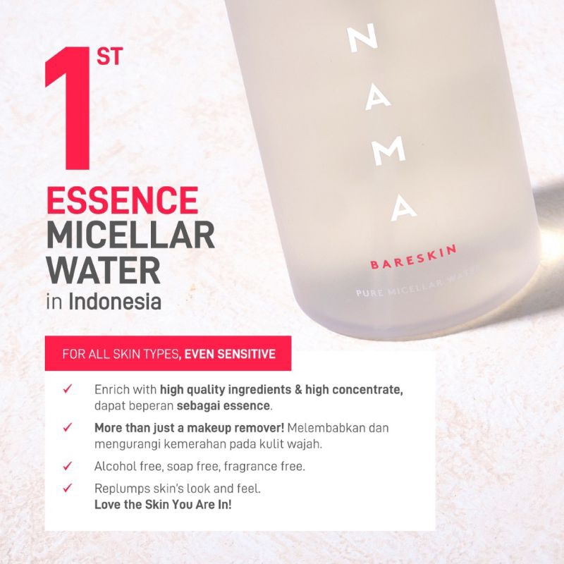 NAMA Bareskin Pure Micellar Water