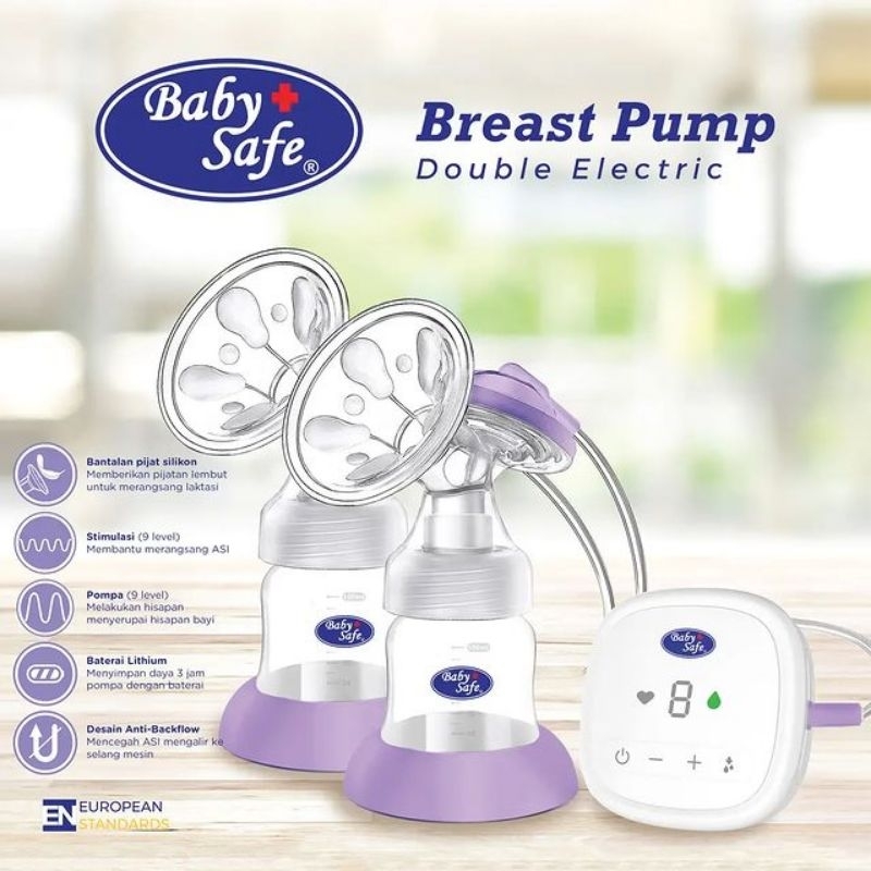 Babysafe breast pump Double Pump (BPE02) / pompa asi electric