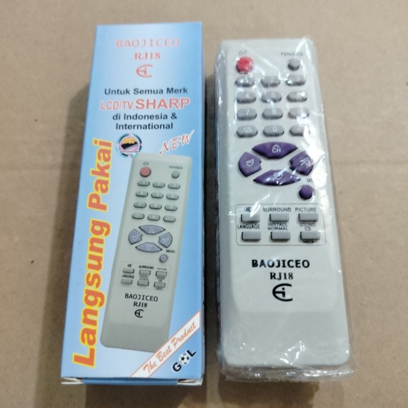 Remote TV Sharp