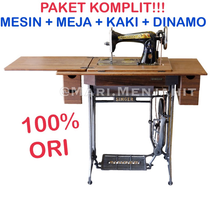 SINGER JKB 15 CL CLASS MESIN JAHIT MANUAL TRADISIONAL KLASIK FULL SET